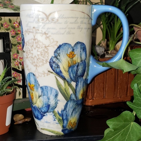 Lang 'Blue Crocus' Tall Mug - Picture 2 of 4